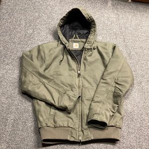 Mens Carhartt Washed Duck Insulated Active Jacket - M